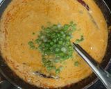 A picture of step 5 of Paneer green peas masala curry.