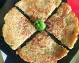 A picture of step 4 of Sooji Veggie Pancake.