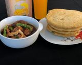 A picture of step 12 of Semolina pancake with chicken and offal pepper soup.