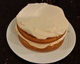A picture of step 16 of Orange Layer Cake with Orange / Vanilla Whipped Cream Filling and Frosting.