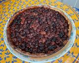 Une image de l'étape 12 de Tarte aux cerises, miel et pistaches.