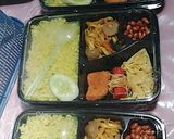 Foto langkah ke 7 dari resep Nasi kuning ultah.