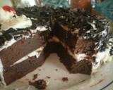 Foto langkah ke 10 dari resep Blackforest kukus sederhana,lembut dan enak!!!.