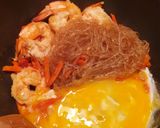 รูปขั้นตอนการทำที่ 4 ของ วุ้นเส้นผัดไข่ใส่กุ้ง