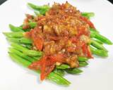 Buncis Siram Daging Kornet langkah memasak 5 foto
