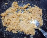 A picture of step 2 of Coconut Malai laddu.