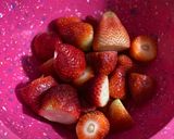 A picture of step 1 of Strawberry Shortcake.