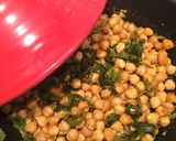 Foto del paso 4 de la receta Garbanzos con espinacas en tajine