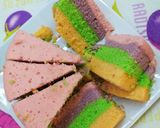 Foto langkah ke 11 dari resep 💜 Rainbow Cake Ekonomis~.