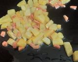 A picture of step 1 of Pizza boats.