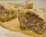 Foto del paso 6 de la receta: Solomillo de cerdo en salsa de calabacín, puerros y queso