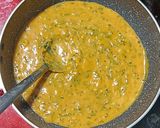 A picture of step 4 of Methi Besan.