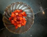 A picture of step 1 of Strawberry truffle.