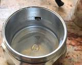 How to ‘flavour’ a brand new Bialetti - or moka express. The Italian trick recipe step 2 photo