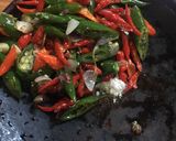 Foto langkah ke 3 dari resep Sambal Terasi cabai Merah Hijau.