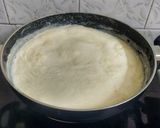 A picture of step 2 of Basundi.