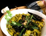 A picture of step 5 of Goru Chikkudukaya Pachadi (Cluster Beans Chutney - Andhra style).