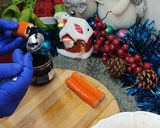 Foto del paso 5 de la receta: Palitos de surimi rellenos
