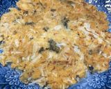Hình bước làm 3 của món Bánh xèo Nhật Bản Okonomiyaki (Tôm, cá ngừ)