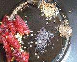 A picture of step 1 of Vatha Kozhumbu.