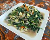 Foto langkah ke 4 dari resep Tumis Kangkung Kecambah.