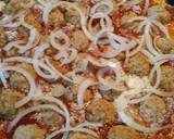 Meatball Cornbread Baked Casserole/ Cornbread Pizza recipe step 8 photo