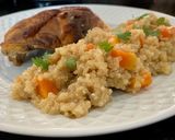 Foto del paso 6 de la receta Risotto de quinoa con habitas y zanahoria