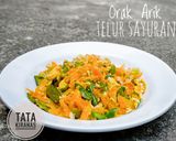 Foto langkah ke 5 dari resep Orak Arik Telur Sayuran.