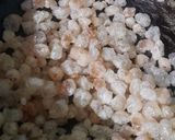 A picture of step 3 of Besan Gond Laddu.