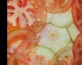 Foto del paso 6 de la receta: Carpaccio de pera, gambas y tomate