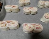 Foto del paso 5 de la receta Palmeritas de jamón y queso