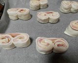 Foto del paso 5 de la receta: Palmeritas de jamón y queso