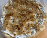 A picture of step 5 of Artichoke, Sun-dried Tomato, and Goat Cheese Pizza.