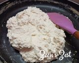 A picture of step 2 of Badam Halwa.