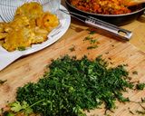 Foto del paso 2 de la receta: PATACONES y Cargamanto al Hogao...!🧅🌶️🍅