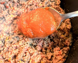 Foto del paso 1 de la receta: Berenjenas gratinadas rellenas con carne picada