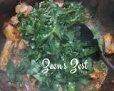 A picture of step 2 of Water Spinach Chicken.