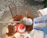 Foto langkah ke 1 dari resep Stroopwafel Pear Pudding 🍐.