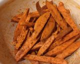 A picture of step 2 of Sweet potato fries:.