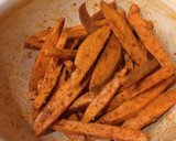 A picture of step 2 of Sweet potato fries:.