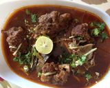 A picture of step 3 of Kunna gosht.