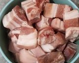Foto langkah ke 1 dari resep Red Braised Pork Belly / 红烧肉 Hong Shao Rou.