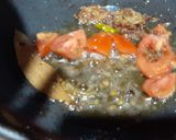 A picture of step 7 of Phulkopi,aloo diye Chhanar Dalna.