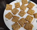 तिळगुळ वडी (tilgud wadi recipe in marathi) रेसिपी स्टेप 7 फोटो 