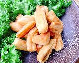Hình bước làm 3 của món Tàu hũ ki tươi chiên ngũ vị
