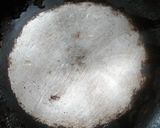 A picture of step 2 of Jali roti (Net Roti).