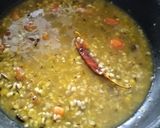 A picture of step 3 of Banjara Dal.