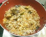 A picture of step 2 of Sago Khichdi.