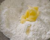 A picture of step 2 of Rasmalai coconut Modak.