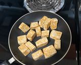 A picture of step 14 of Stinky tofu… but start from soybeans.